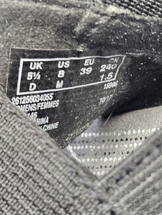 Clarks Sandals Arla Jacory Black Gray Comfort Strap Womens 8 Adjustable Open Toe - Picture 9 of 11